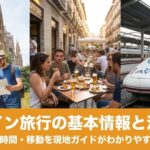 スペイン旅行初心者向け｜治安・食事・移動の注意点が一目でわかるガイド記事のアイキャッチ画像
