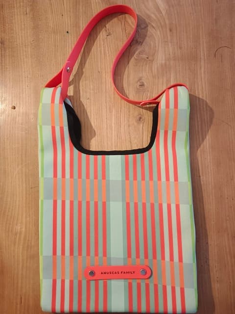 サンティアゴ旧市街のお店Eladizで買ったAmuscas Familyの可愛いバッグ