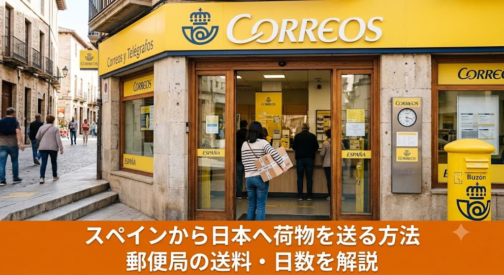 スペインの郵便局（Correos）から日本へ荷物を送る方法｜送料・日数・手順を現地16年ガイドが解説
