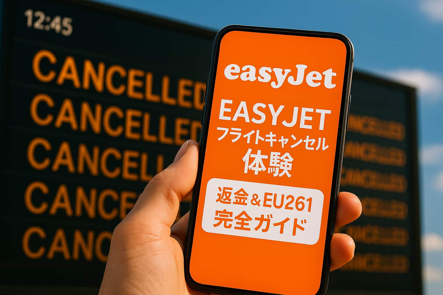 イージージェット（EasyJet）のフライトキャンセルに伴う補償手続きガイド