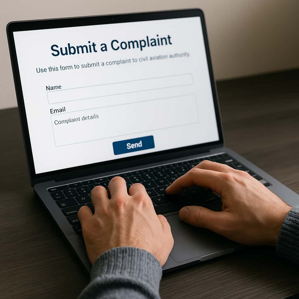 EasyJetからEU261w御拒否されて民間当局へクレームを送る人