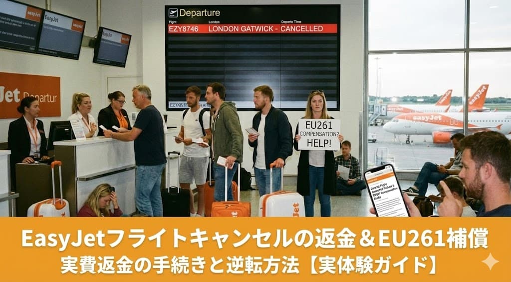 イージージェット（EasyJet）のフライトキャンセルに伴う補償手続きガイド