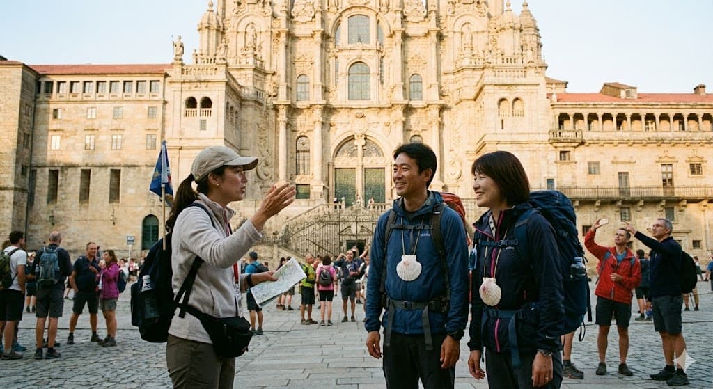 サンティアゴ・デ・コンポステーラ到着後のプライベートガイド|大聖堂の歴史解説