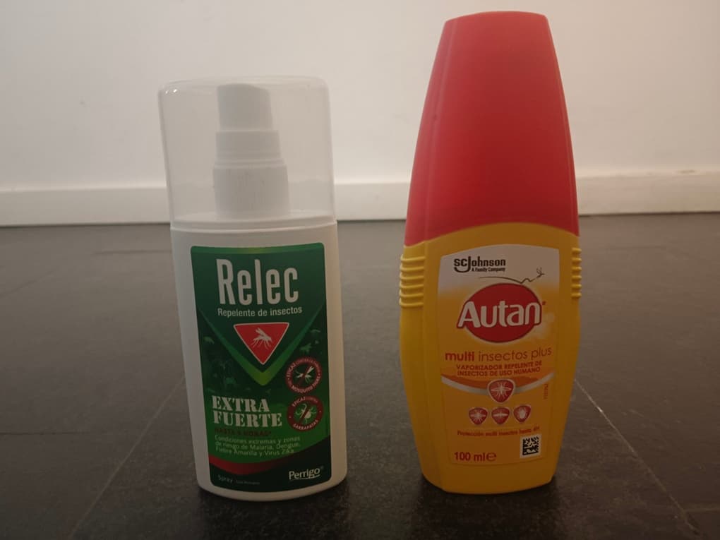 スペインで購入できる蚊やマダニなどの虫対策スプレー