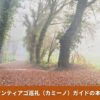 冬（オフシーズン）のサンティアゴ巡礼路と標識